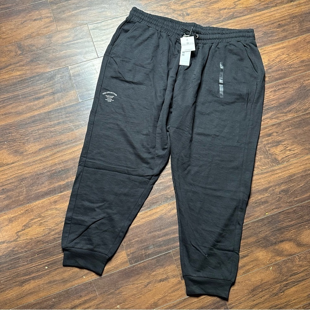 PSK Collective Black Fleece Jogger Pants